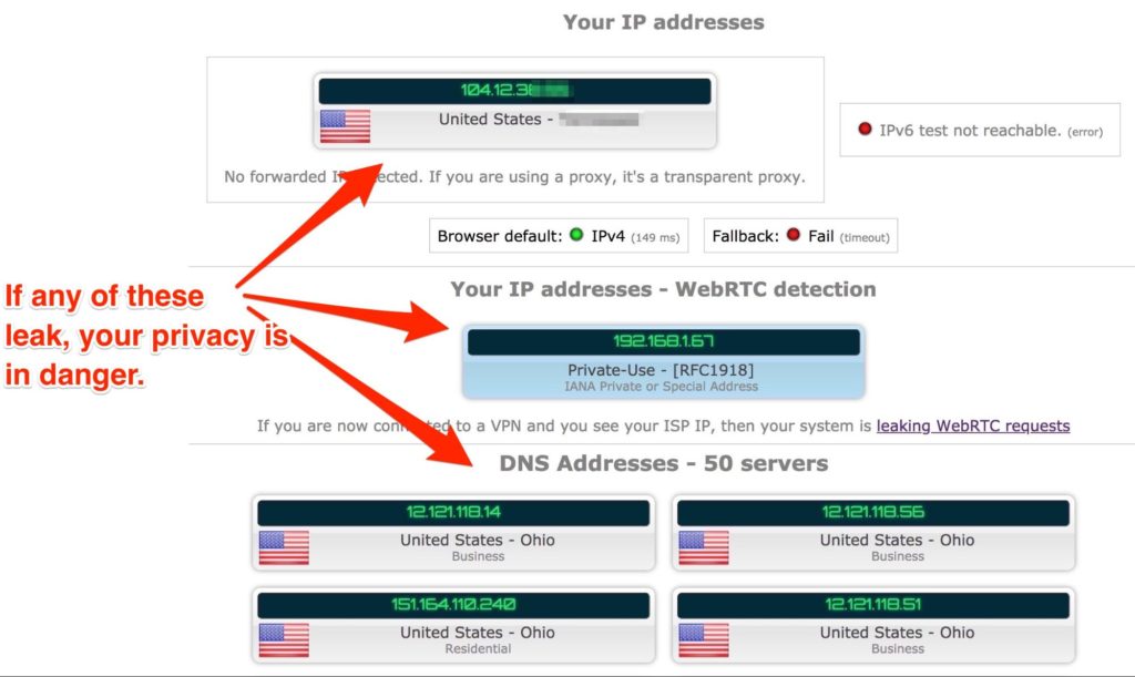 Ensure online privacy - screenshot 2