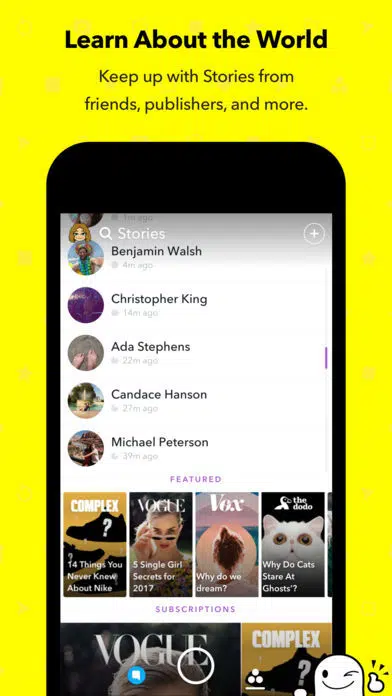 Snapchat Learn About the World