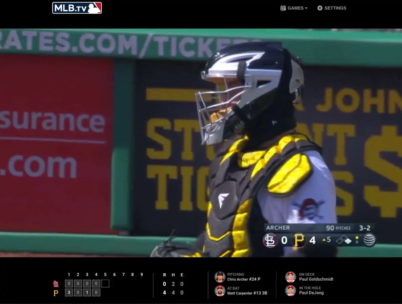 MLB TV VPN - screenshot 4